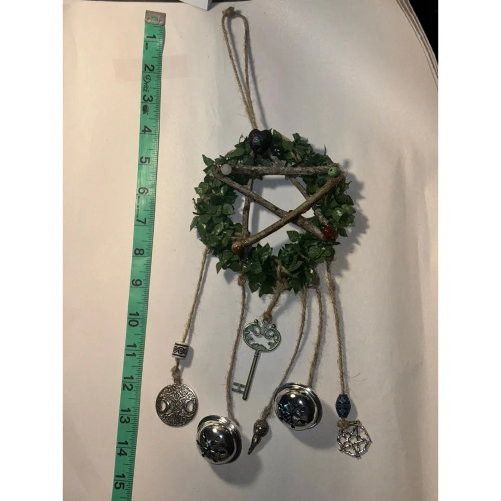 Aura’s Oddities Witches Bells Wreath with Charms - MADE TO ORDER